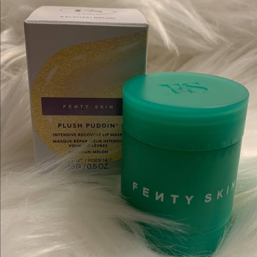 Fenty Skin Plush Puddin' Intensive Recovery Lip Mask Kalahari Melon .5oz